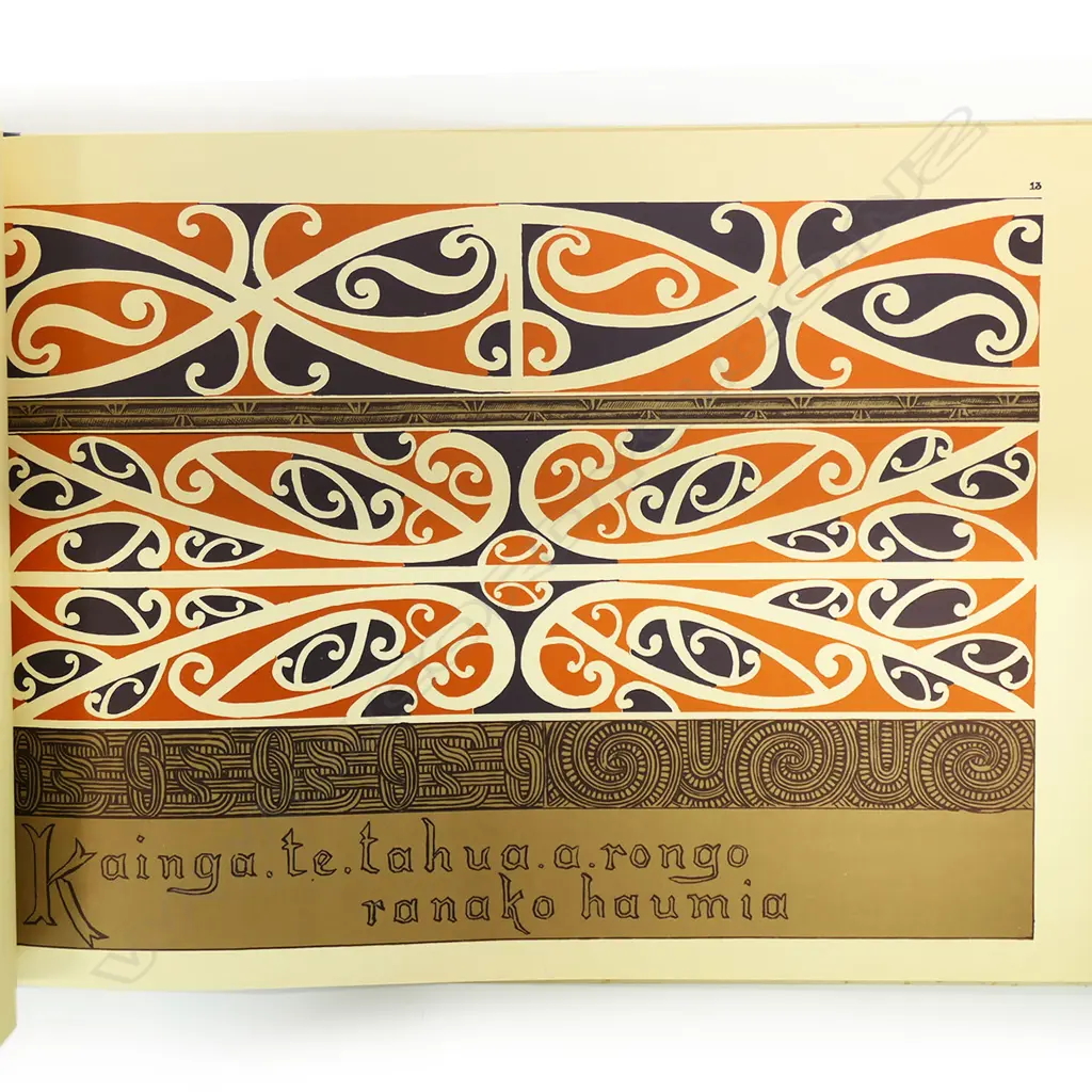 J H Menzies 'Māori Patterns Painted and Carved', Image 1++